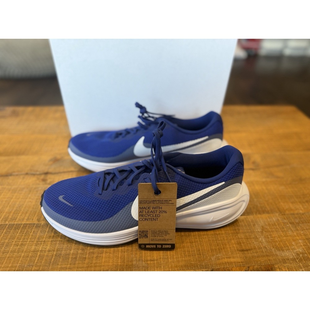 Nike Revolution 8 Shoes Men Size 13 Deep Royal Blue White Running HJ9198 401 - Picture 4 of 8